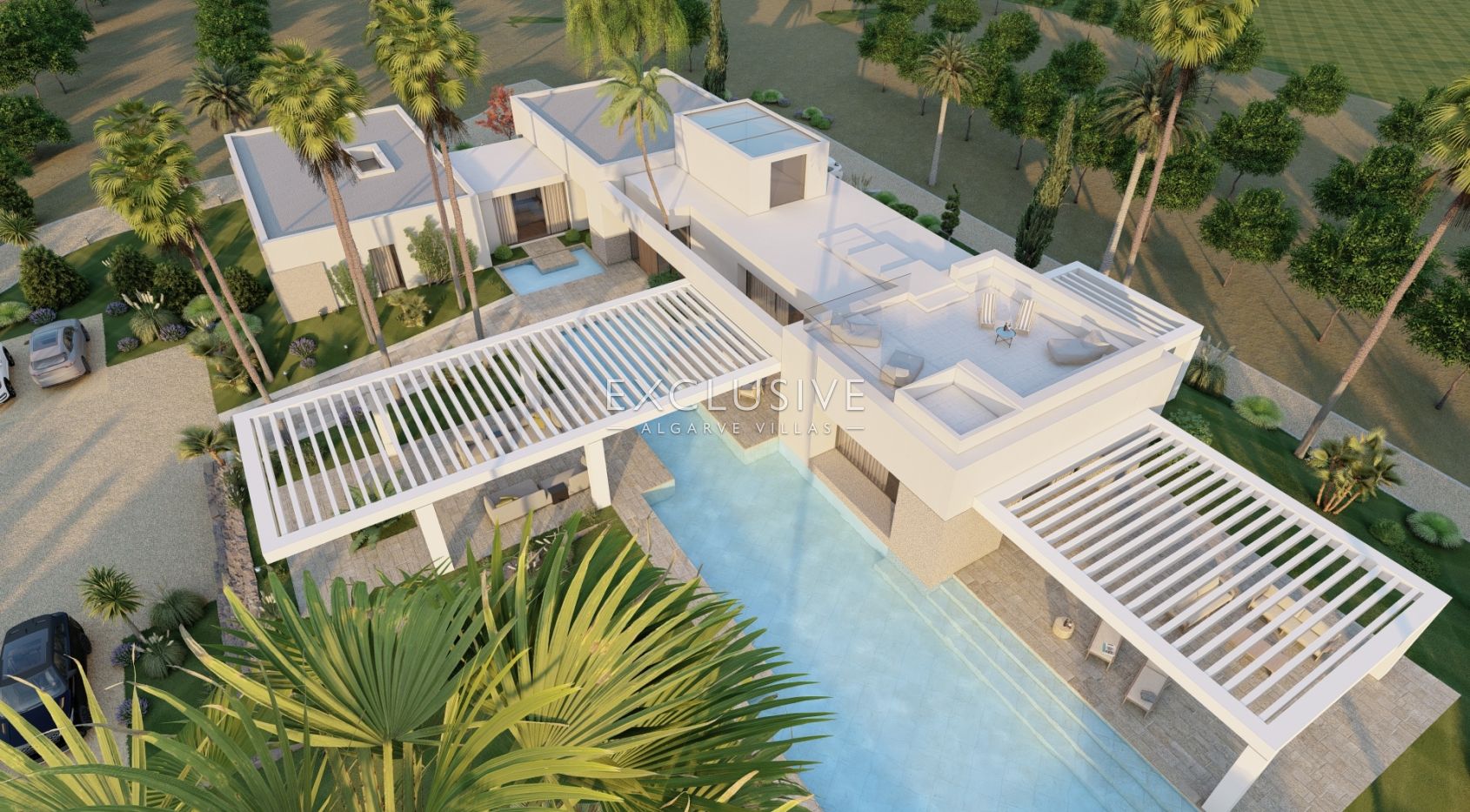 4 ha oder Land in der Nähe von Vale do Lobo mit Projekt für ein großes Haus mit Swimmingpool, zu ver