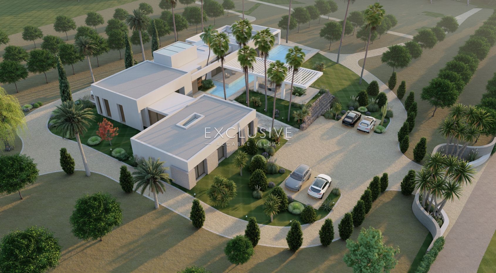 4 ha oder Land in der Nähe von Vale do Lobo mit Projekt für ein großes Haus mit Swimmingpool, zu ver