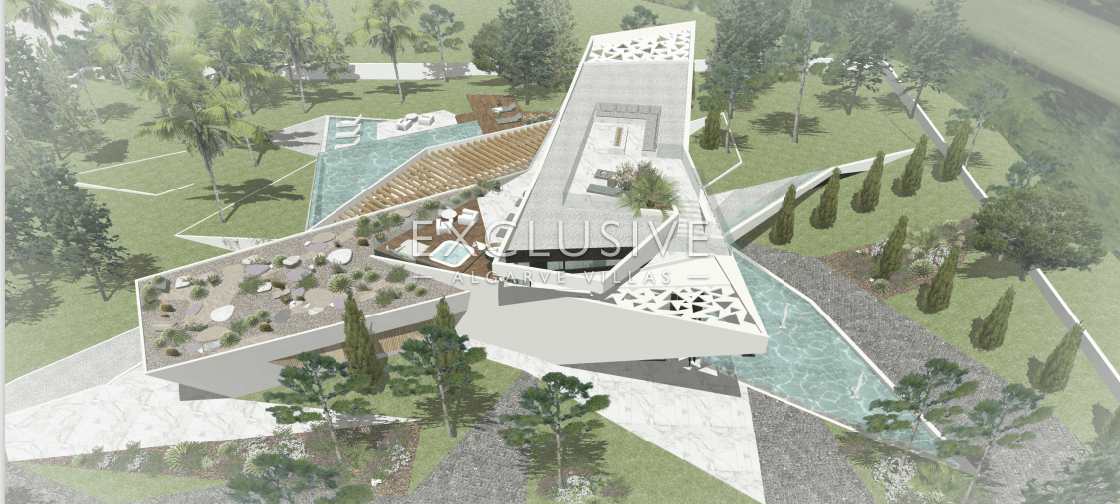 Luxuosa moradia contemporânea, com piscina em resort de golfe, Vilamoura, Algarve