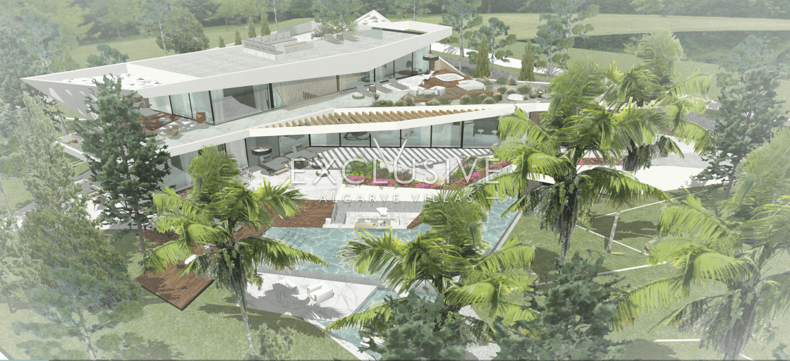 Luxuosa moradia contemporânea, com piscina em resort de golfe, Vilamoura, Algarve