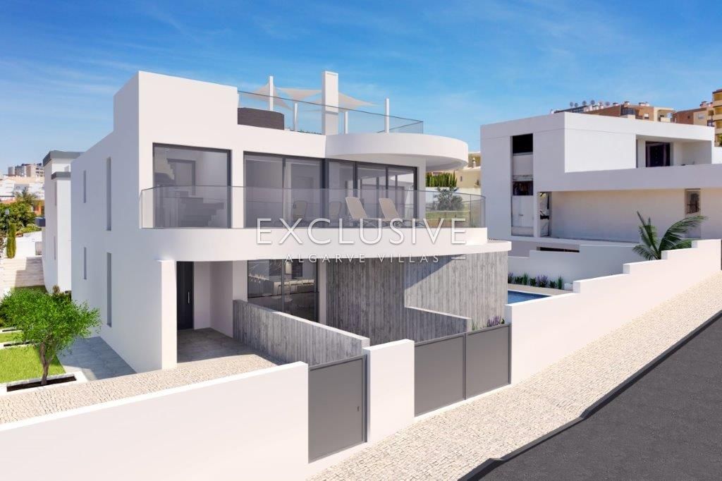 Gloednieuwe, moderne villa in Lagos, vlakbij het strand van Porto de Mós, Algarve