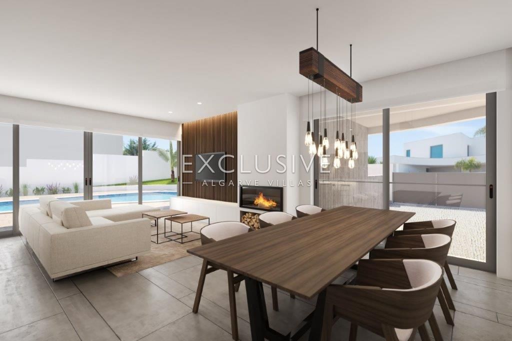 Gloednieuwe, moderne villa in Lagos, vlakbij het strand van Porto de Mós, Algarve