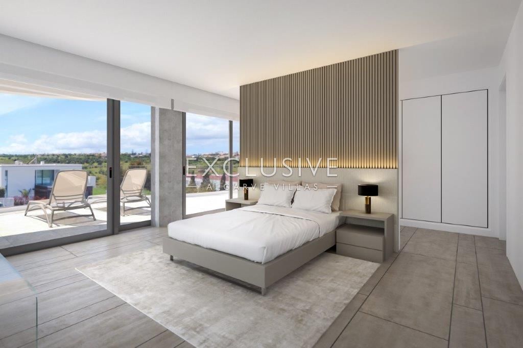 Gloednieuwe, moderne villa in Lagos, vlakbij het strand van Porto de Mós, Algarve