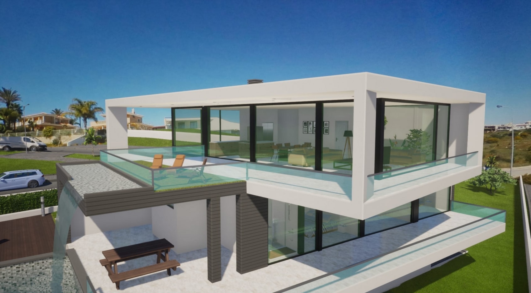 3+1 Brand New Modern Villa walking distance to the beach, in Lagos