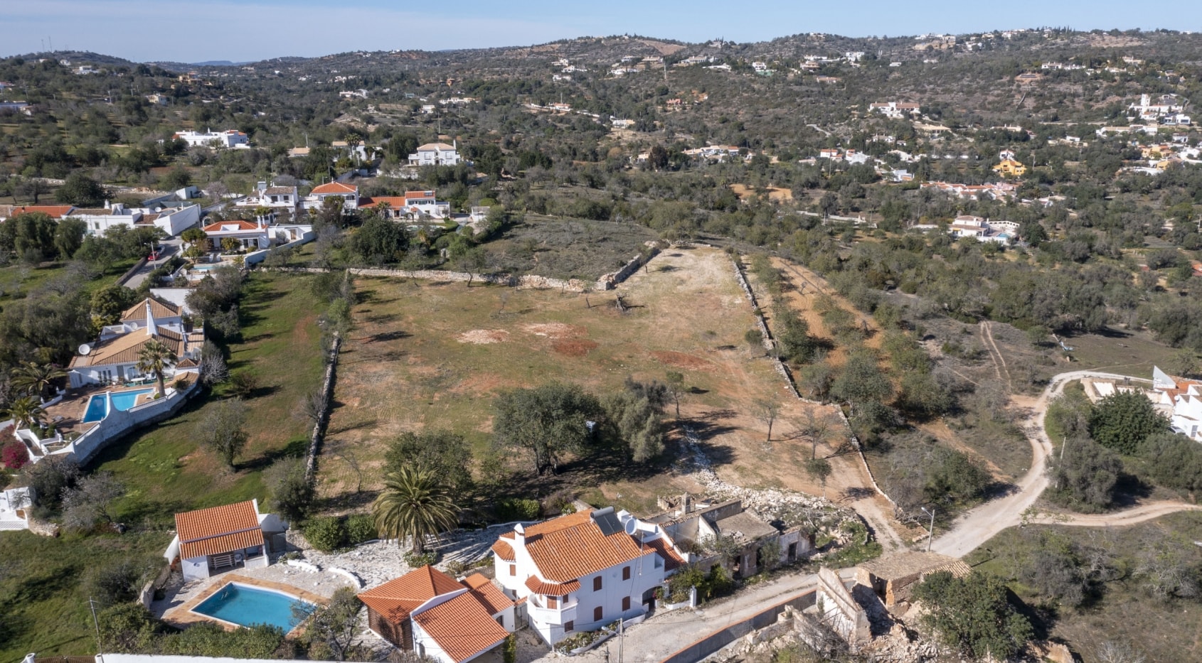 Large plot for construction with project approved, Boliqueime, Algarve