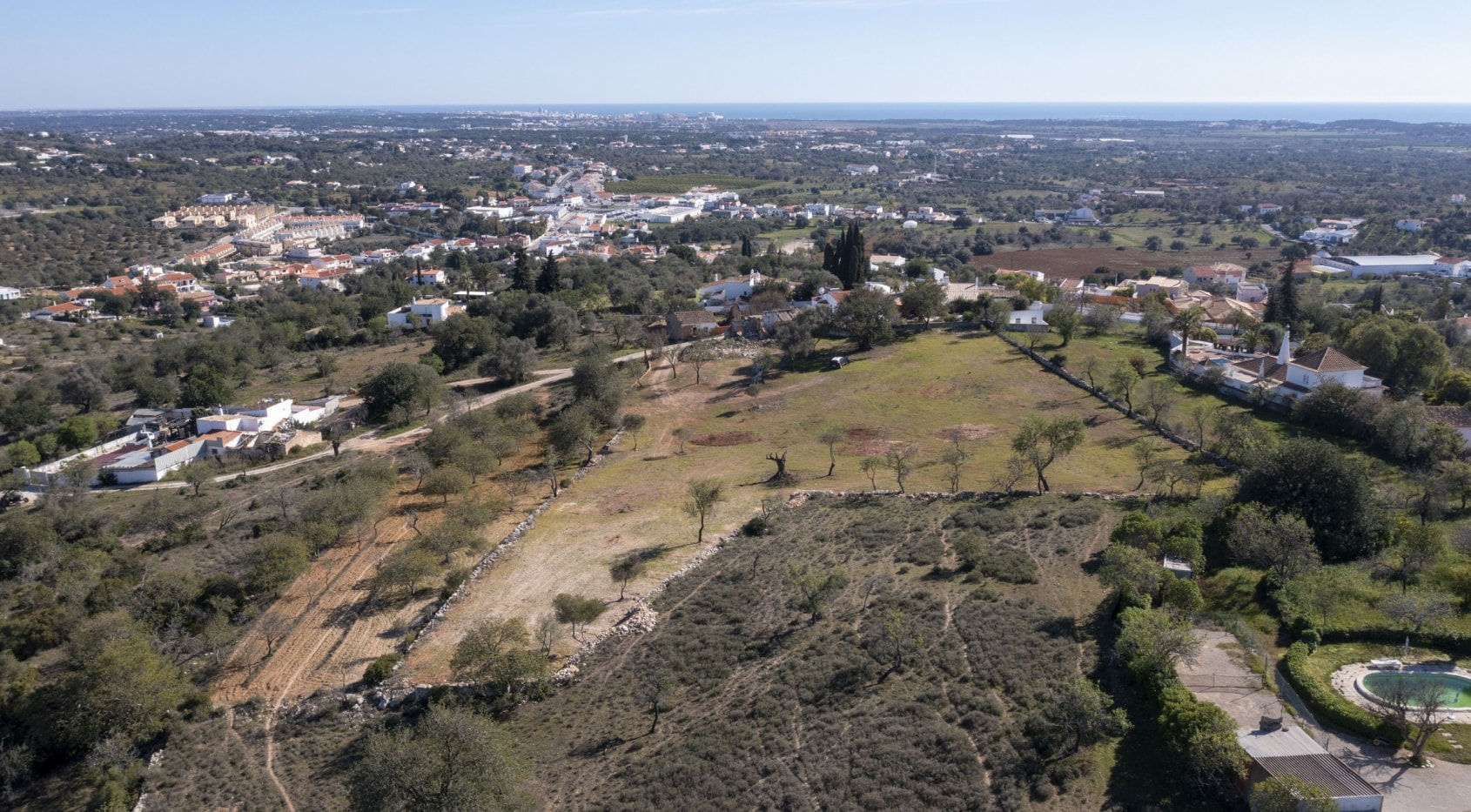 Large plot for construction with project approved, Boliqueime, Algarve