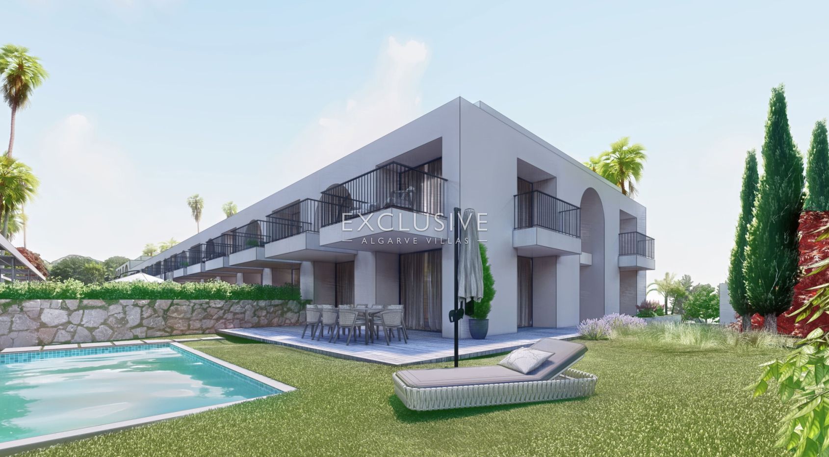 Large plot for construction with project approved, Boliqueime, Algarve