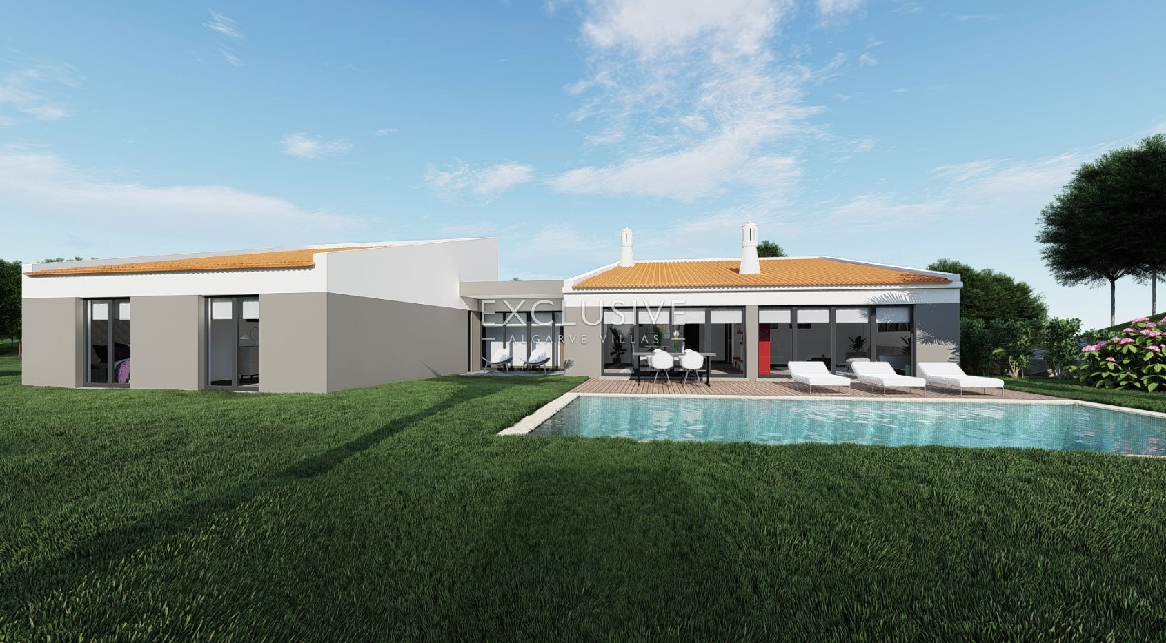 5 bedroom villa located in the outskirts of Alcantarilha, near Armacao Pera beach, Algarve