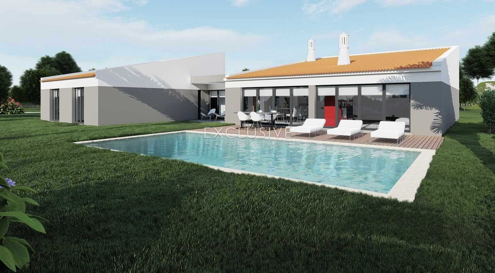 5 bedroom villa located in the outskirts of Alcantarilha, near Armacao Pera beach, Algarve