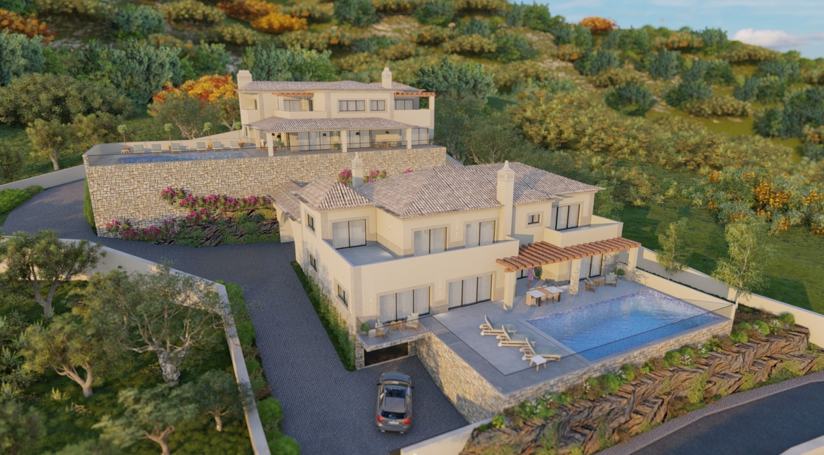 Amazing 6 bedrooms turn-key villa Santa Barbara Nexe, Algarve