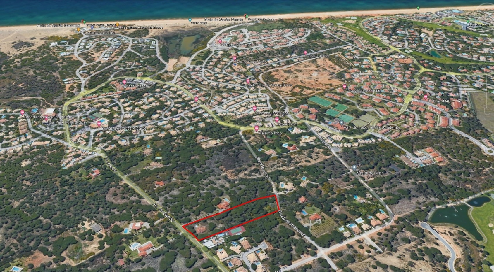 Deux terrains à bâtir entre Vale Lobo et Quinta do Lago, Algarve