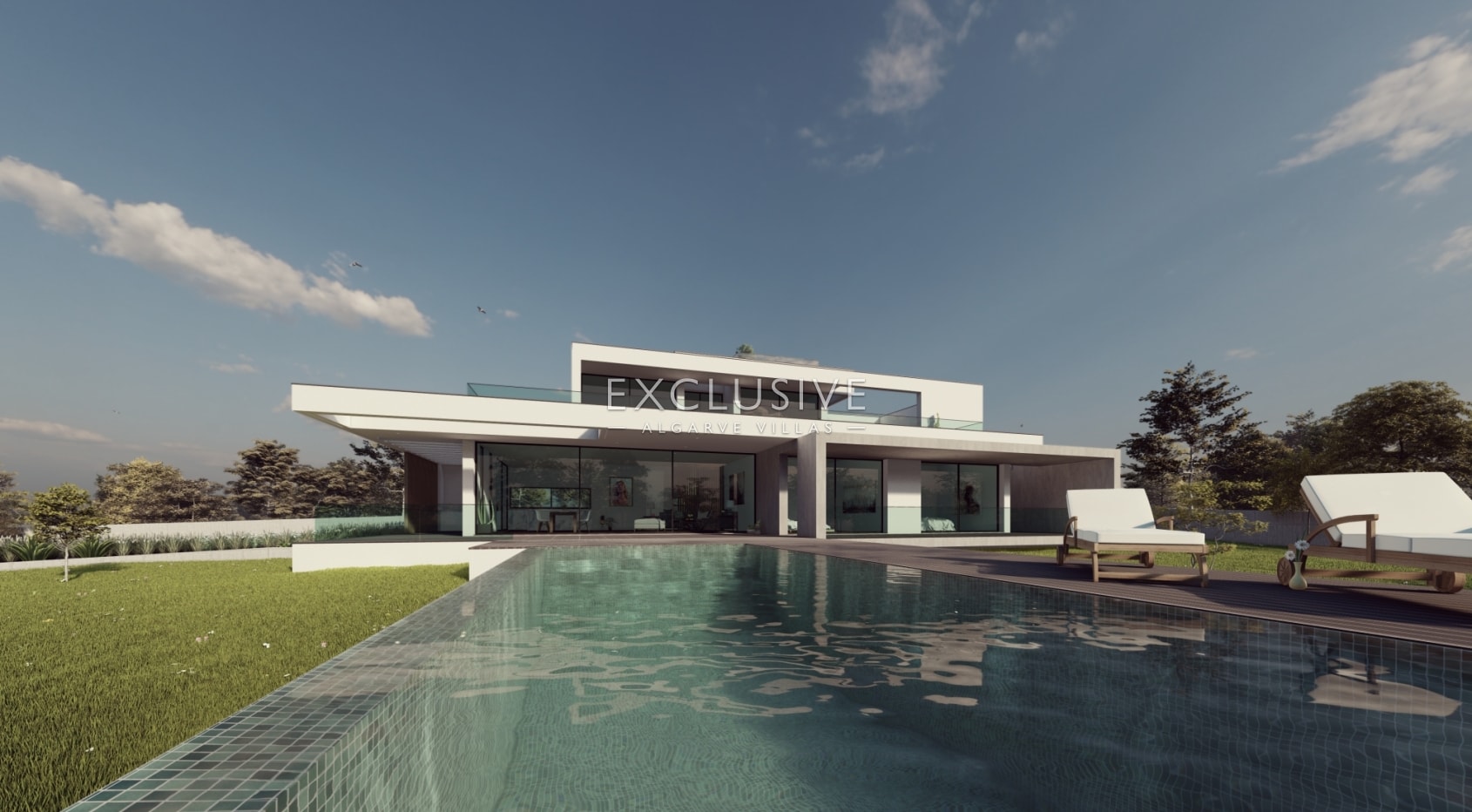 Mooi, uitzicht op zee, loopafstand van strand. Moderne villa in Carvoeiro, Algarve