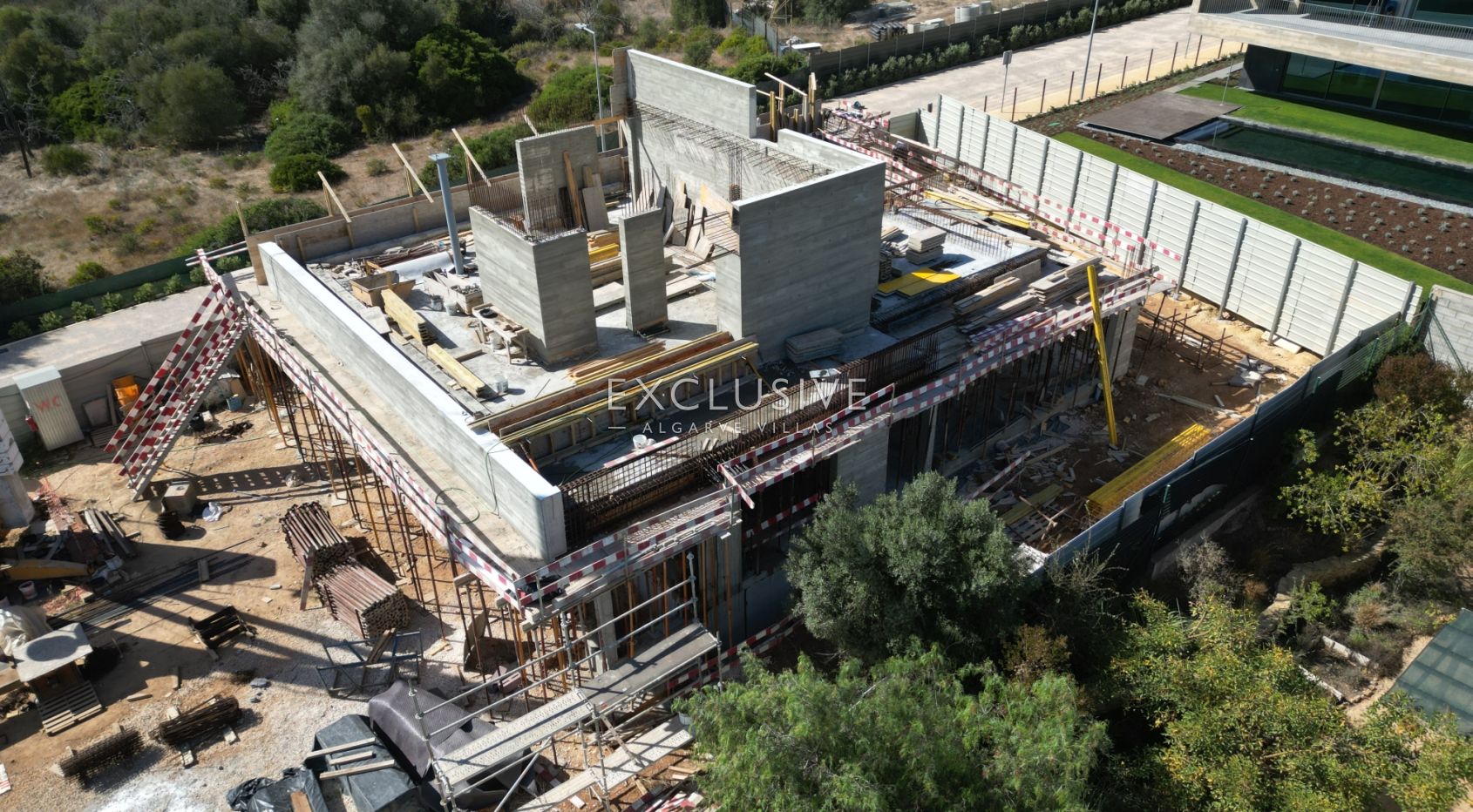 Prachtige moderne designvilla met zeezicht in Luz, Algarve