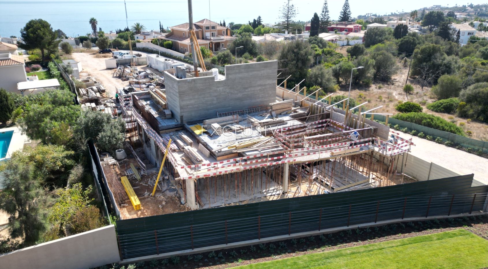 Prachtige moderne designvilla met zeezicht in Luz, Algarve