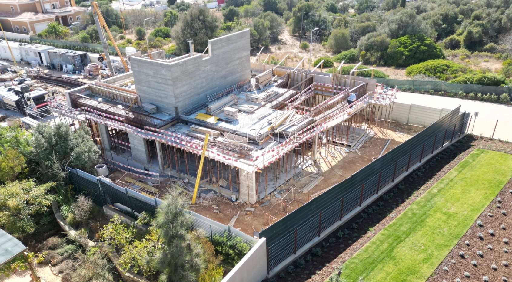Prachtige moderne designvilla met zeezicht in Luz, Algarve