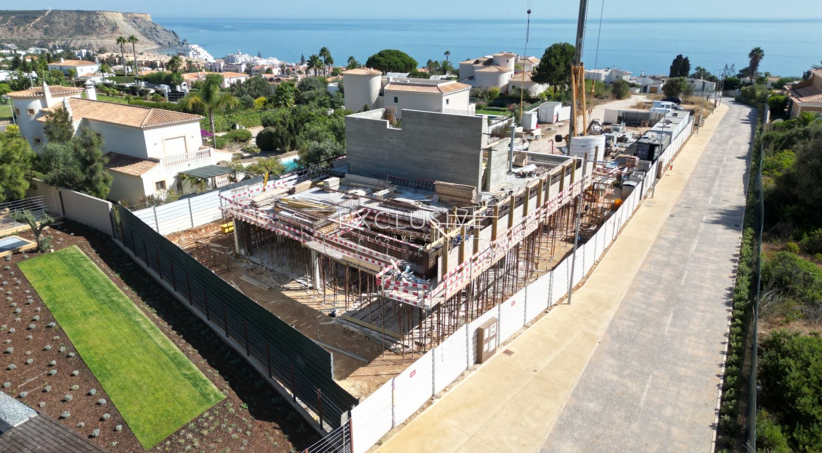 Prachtige moderne designvilla met zeezicht in Luz, Algarve