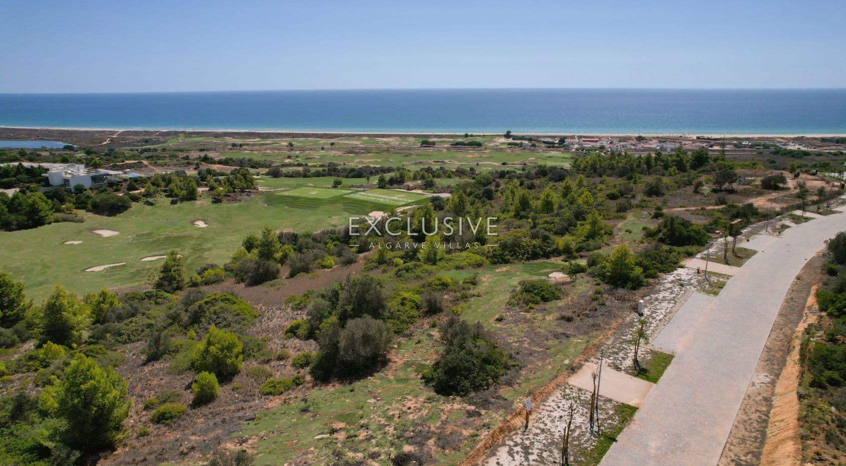 Wunderschönes Baugrundstück mit Meerblick am Palmares Golfplatz, Lagos, Algarve-1