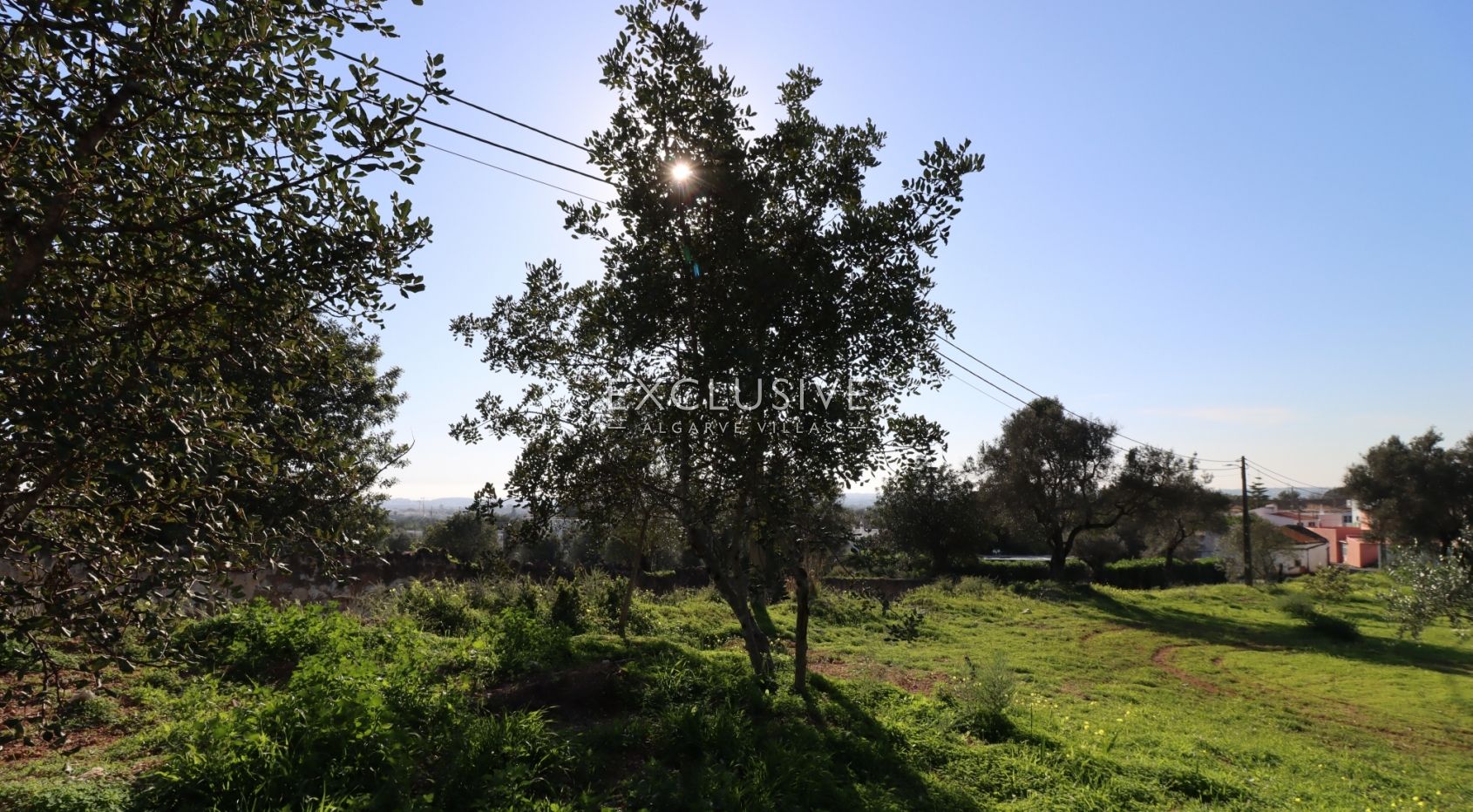 Large construction plot with sea view Central Algarve