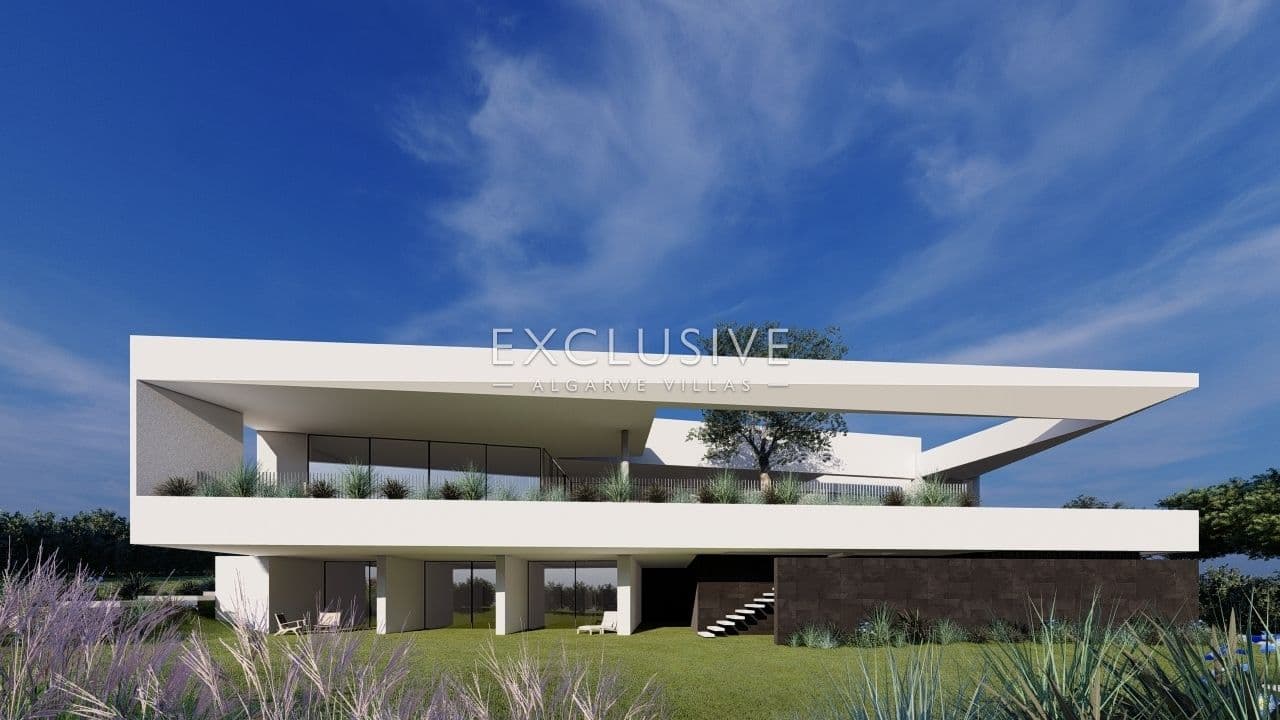 Grundstück mit Golfplatz in Palmares mit genehmigtem Bauprojekt des Architekten Mario Martins zu ver-1