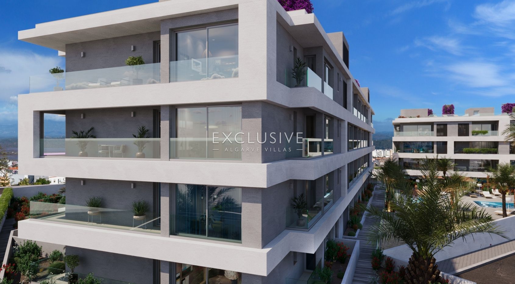 Luxus-Eigentumswohnung, 2-Schlafzimmer-Wohnung mit Pool, nahe dem Strand, Ferragudo, Al