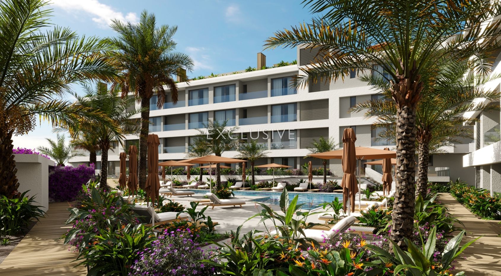 Luxus-Eigentumswohnung, 2-Schlafzimmer-Wohnung mit Pool, nahe dem Strand, Ferragudo, Al
