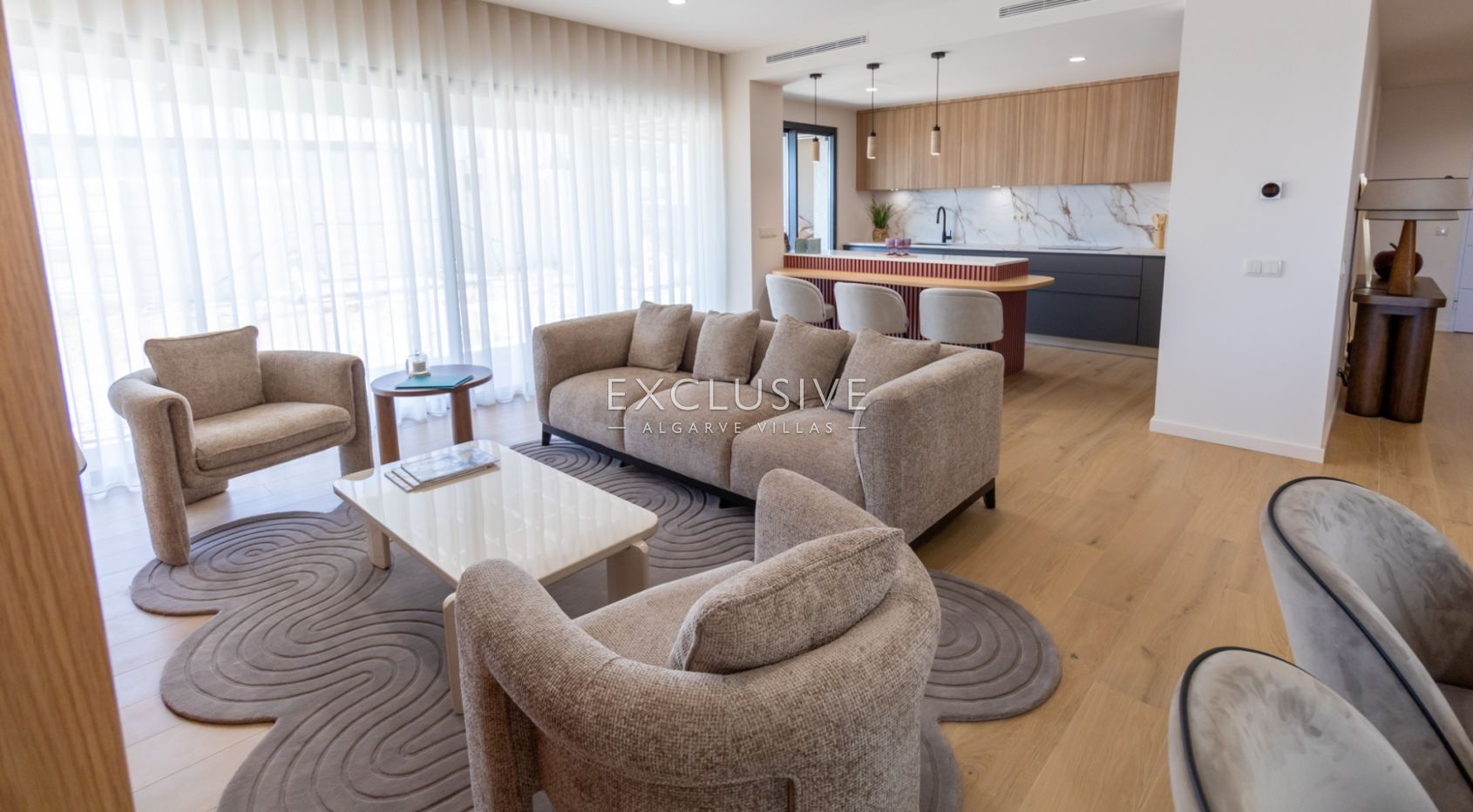Luxus-Eigentumswohnung, 2-Schlafzimmer-Wohnung mit Pool, nahe dem Strand, Ferragudo, Al