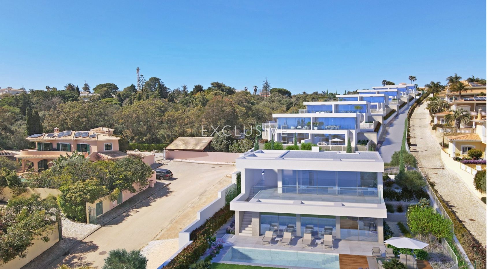 12 Exclusive Semi-Detached Villas with Sea Views in Praia da Luz - Lagos, Algarve