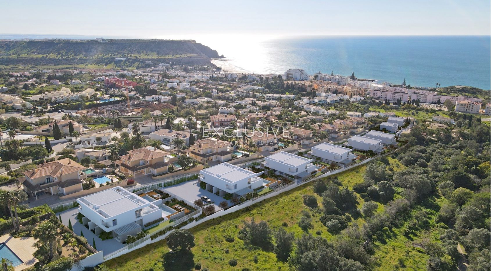 12 Exclusive Semi-Detached Villas with Sea Views in Praia da Luz - Lagos, Algarve