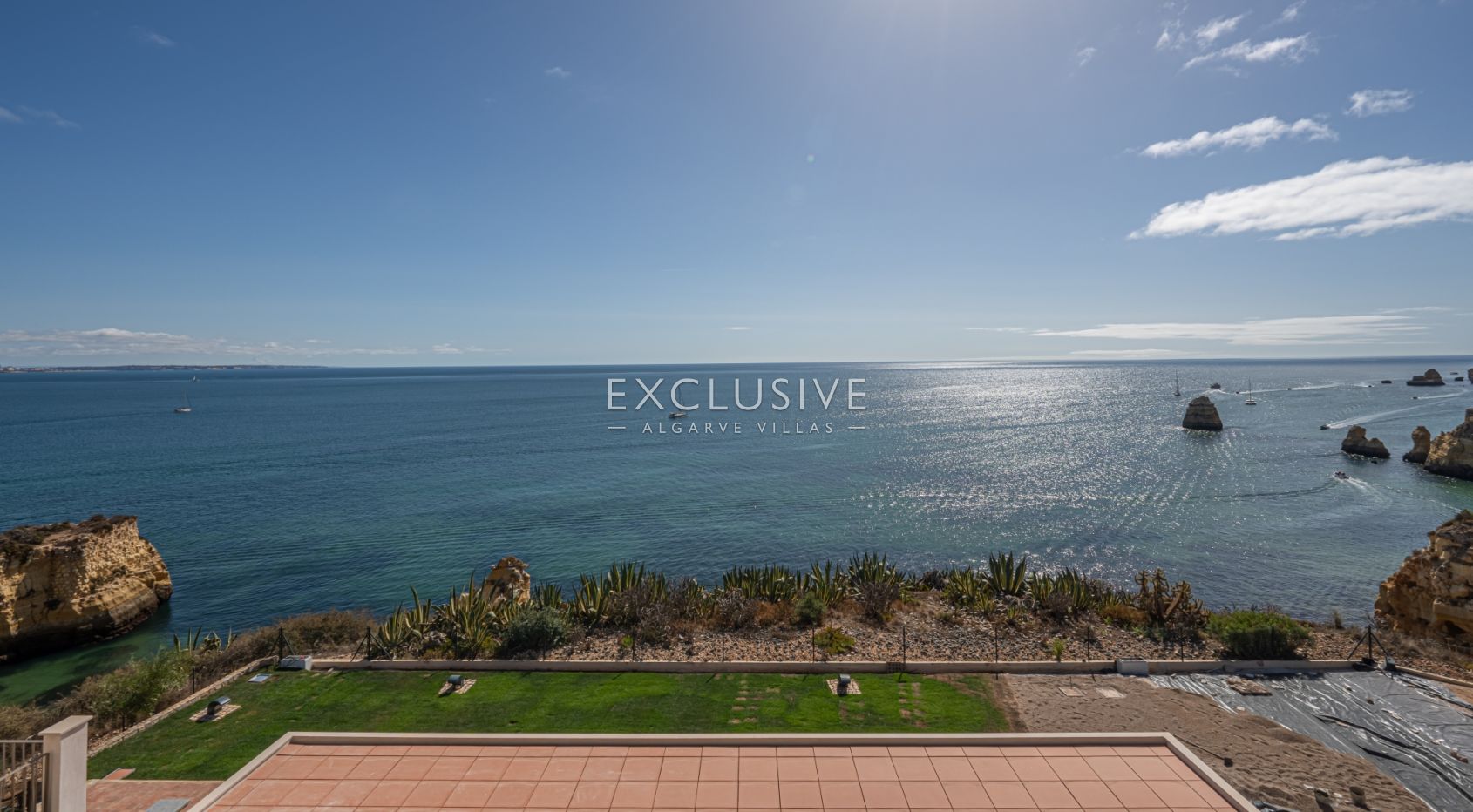 Moradia de frente para o mar com 8 quartos com ilha privada em Lagos, Algarve, Portugal