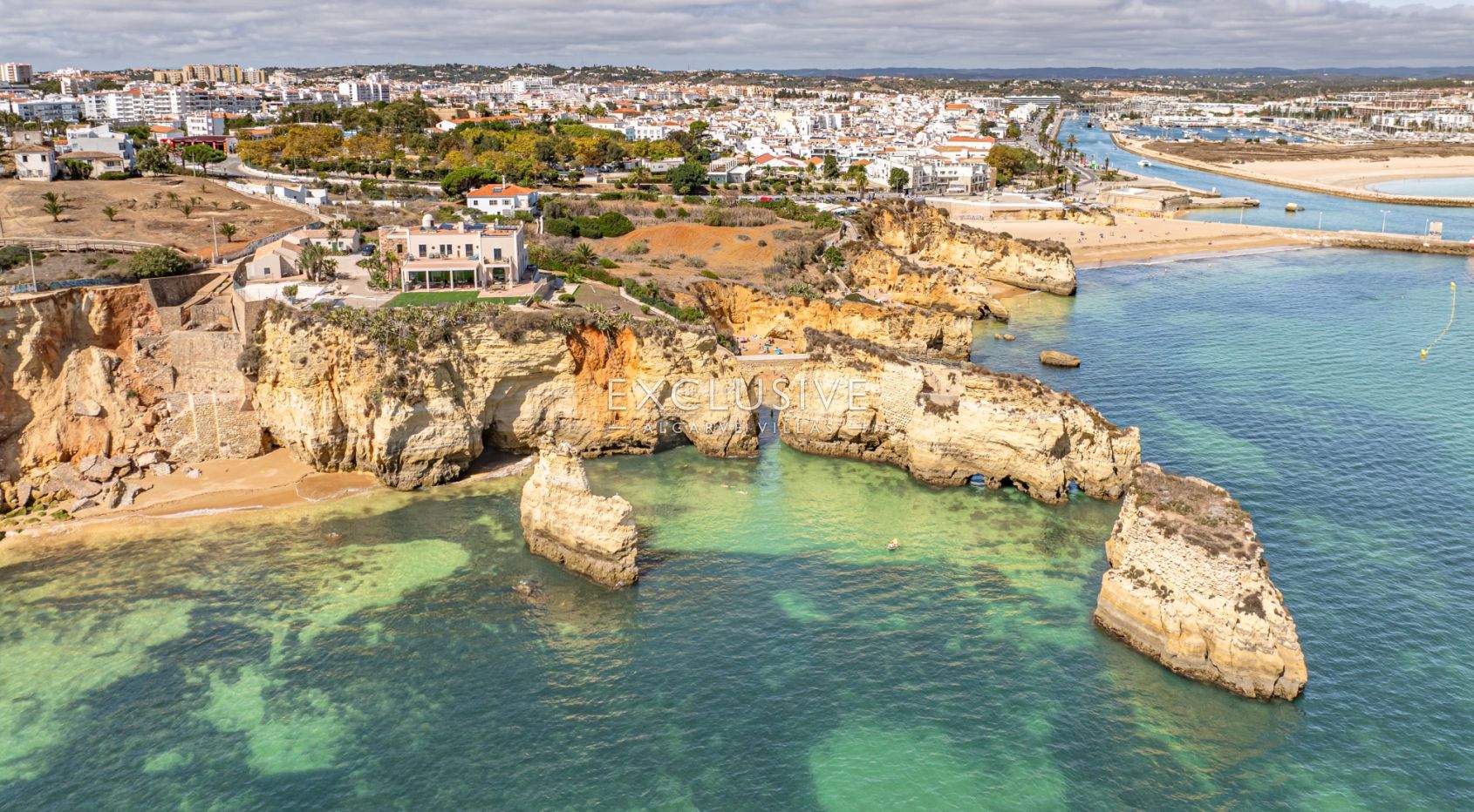 Moradia de frente para o mar com 8 quartos com ilha privada em Lagos, Algarve, Portugal