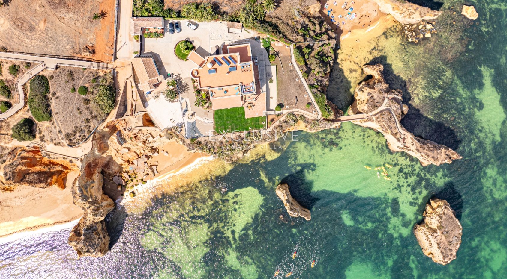 Moradia de frente para o mar com 8 quartos com ilha privada em Lagos, Algarve, Portugal