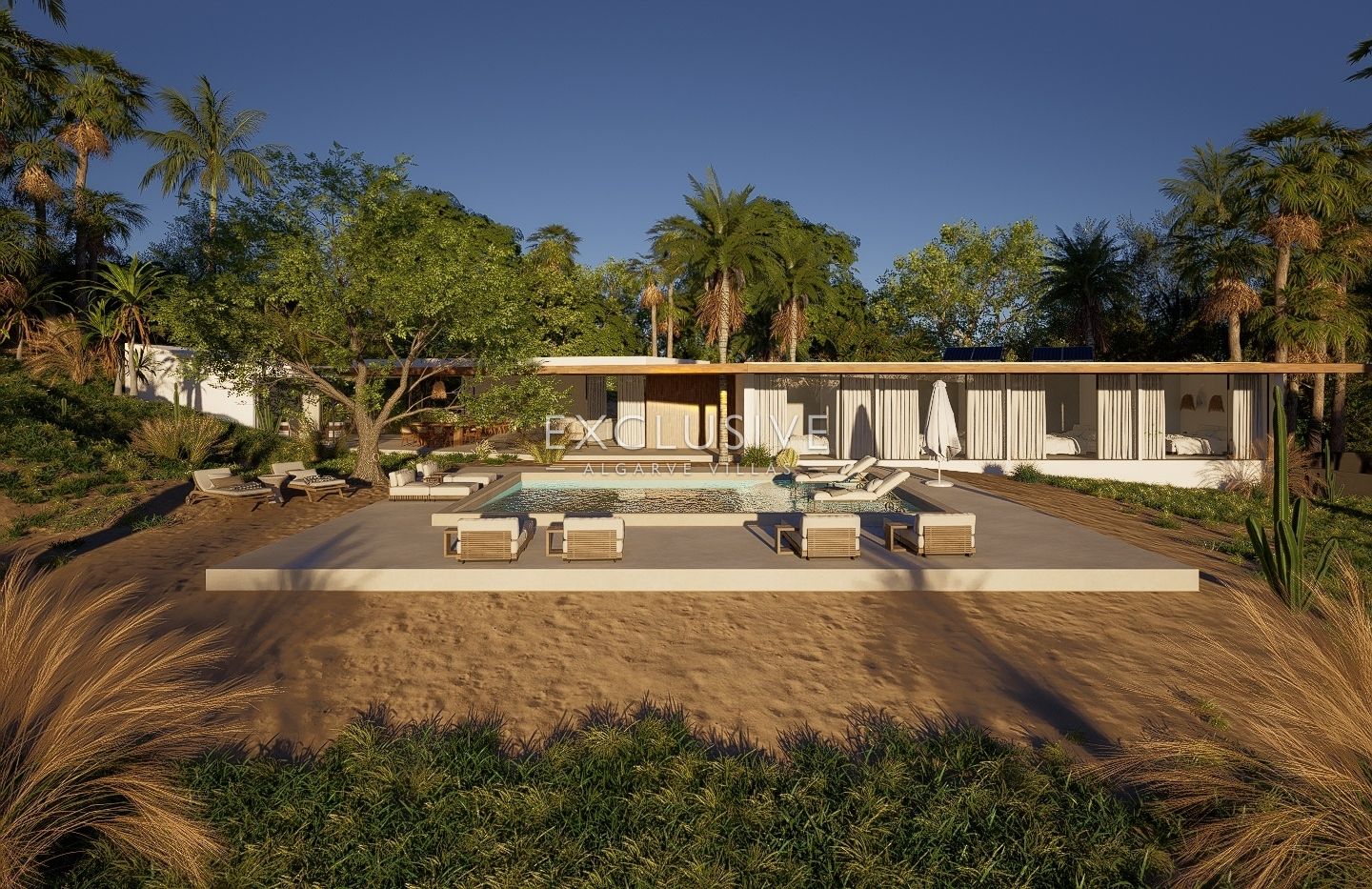 Villa moderne de 4 chambres, projet clé en main, Armação de Pêra Algarve