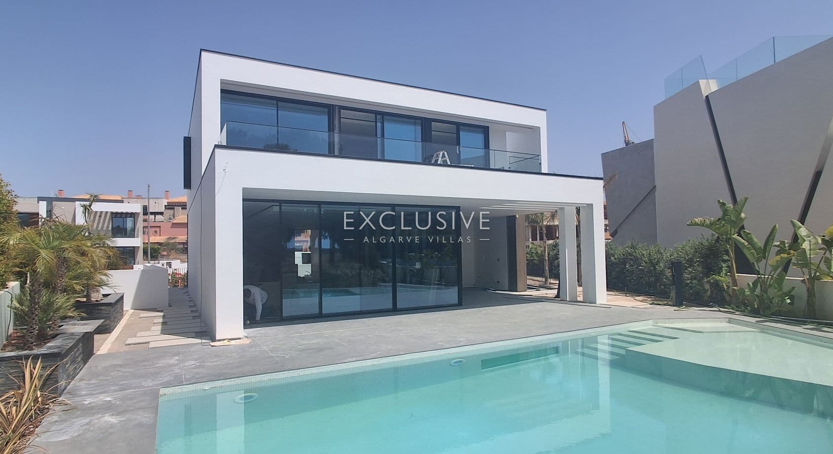 Villa contemporaine de luxe située sur un parcours de golf, à Vilamoura, en Algarve-2