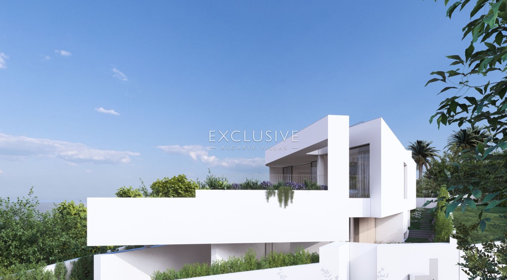 Building plot with approved project by renowned architect close to centre of Luz, Algarve