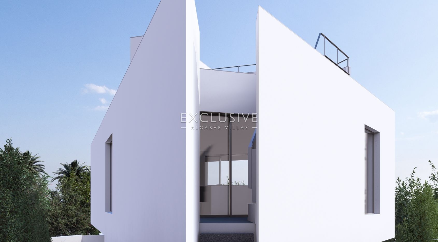 Building plot with approved project by renowned architect close to centre of Luz, Algarve