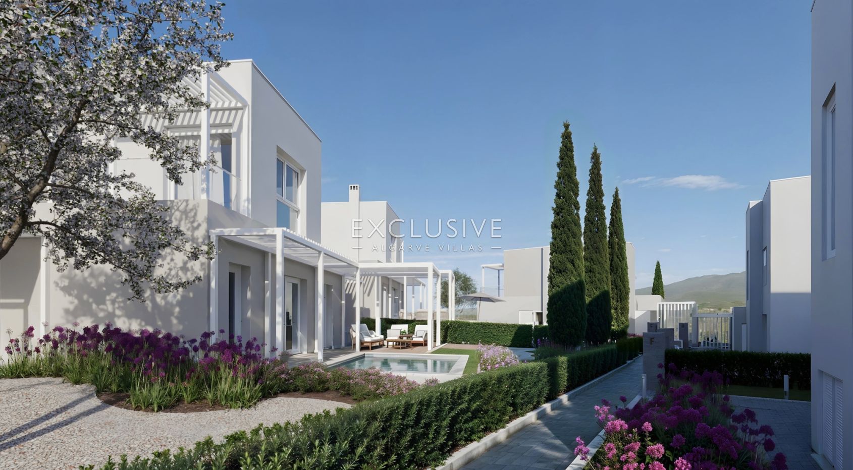 in Golf Resort, semi-detached T2+1 villa with private pool, Central Algarve