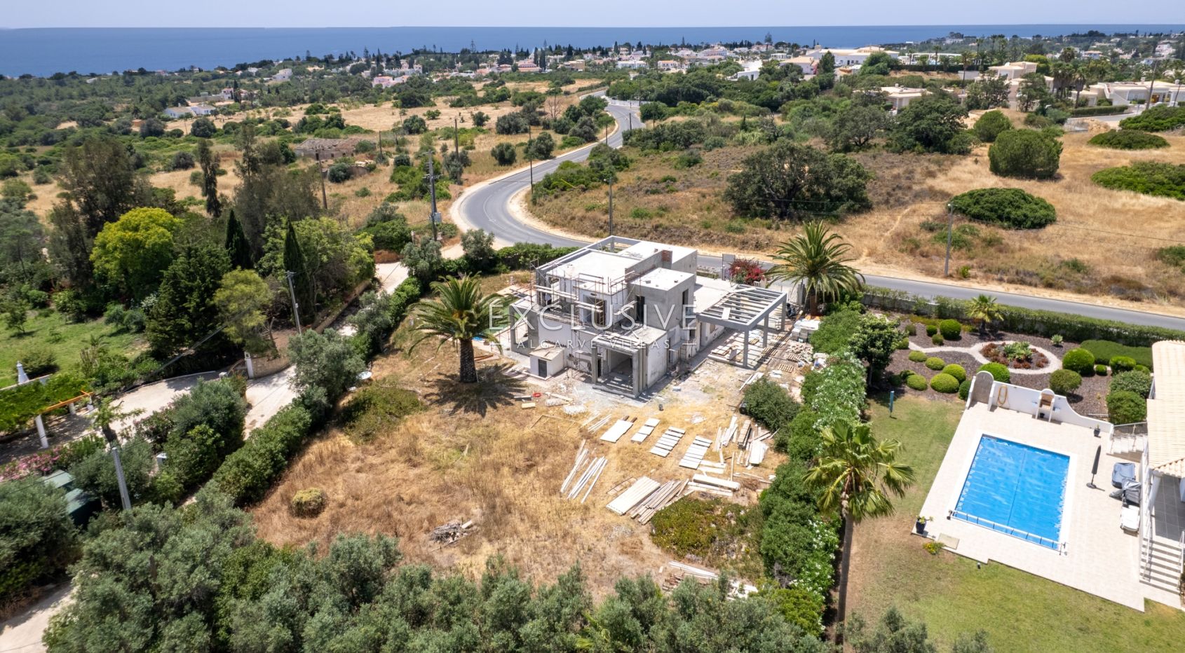 near Carvoeiro Alfanzina lighthouse renovated 4 bedroom ocean view villa with private pool
