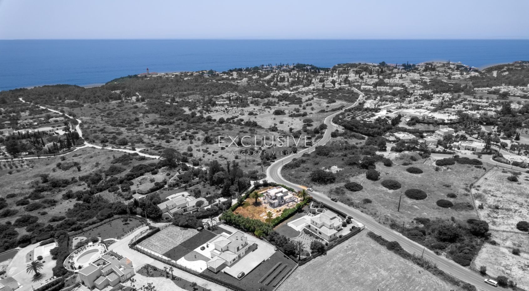near Carvoeiro Alfanzina lighthouse renovated 4 bedroom ocean view villa with private pool