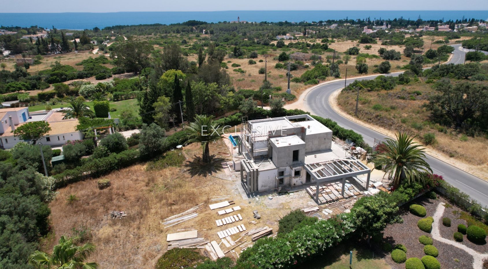 near Carvoeiro Alfanzina lighthouse renovated 4 bedroom ocean view villa with private pool