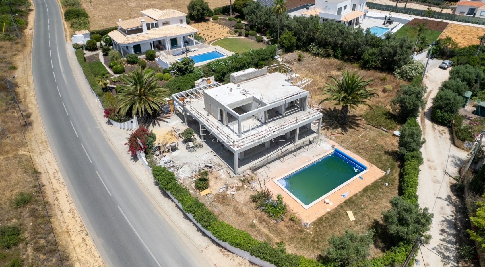 near Carvoeiro Alfanzina lighthouse renovated 4 bedroom ocean view villa with private pool
