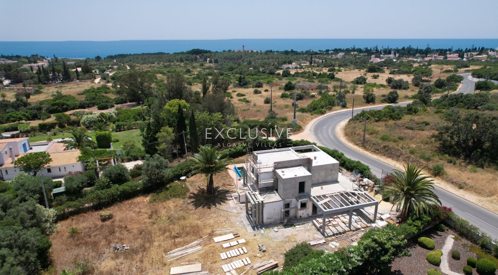 near Carvoeiro Alfanzina lighthouse renovated 4 bedroom ocean view villa with private pool