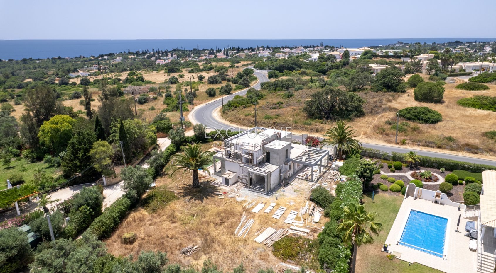 near Carvoeiro Alfanzina lighthouse renovated 4 bedroom ocean view villa with private pool