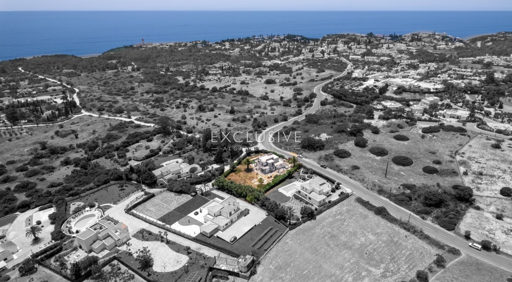 near Carvoeiro Alfanzina lighthouse renovated 4 bedroom ocean view villa with private pool