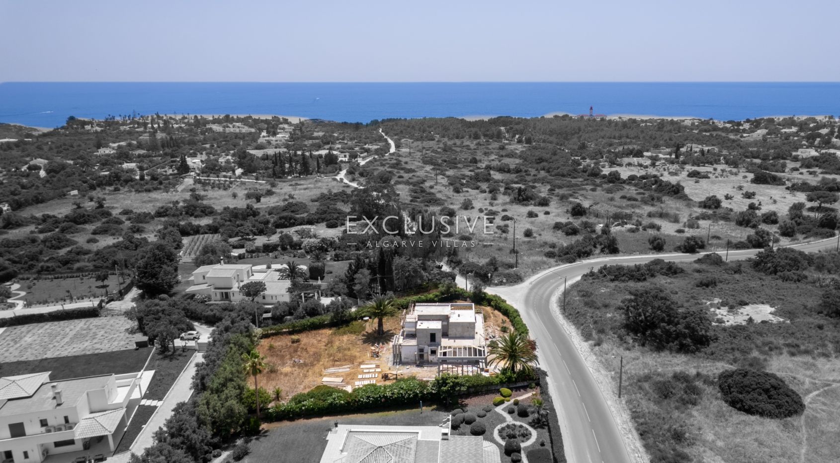 near Carvoeiro Alfanzina lighthouse renovated 4 bedroom ocean view villa with private pool