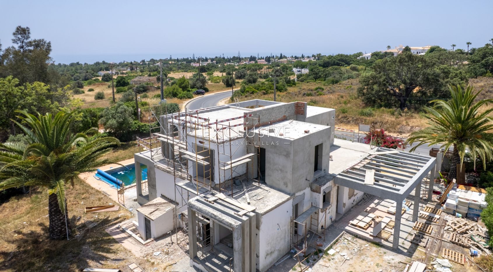 near Carvoeiro Alfanzina lighthouse renovated 4 bedroom ocean view villa with private pool