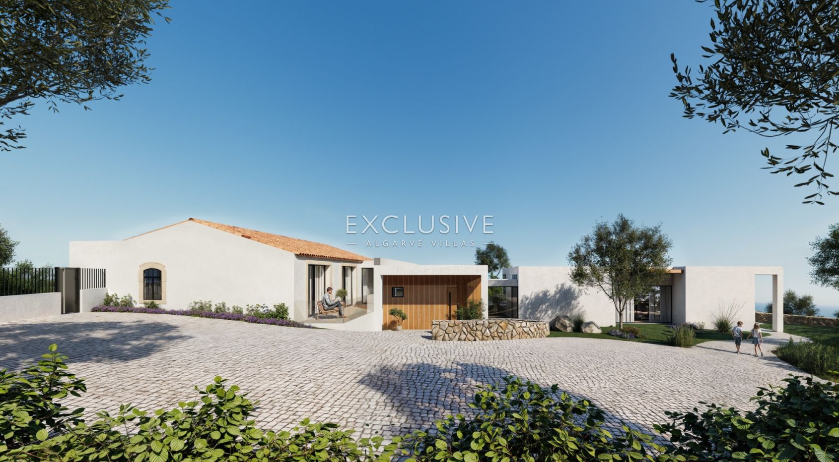 Neubau Villa mit 3 Schlafzimmern, Pool und Küstenblick in der Nähe von Loule, Algarve