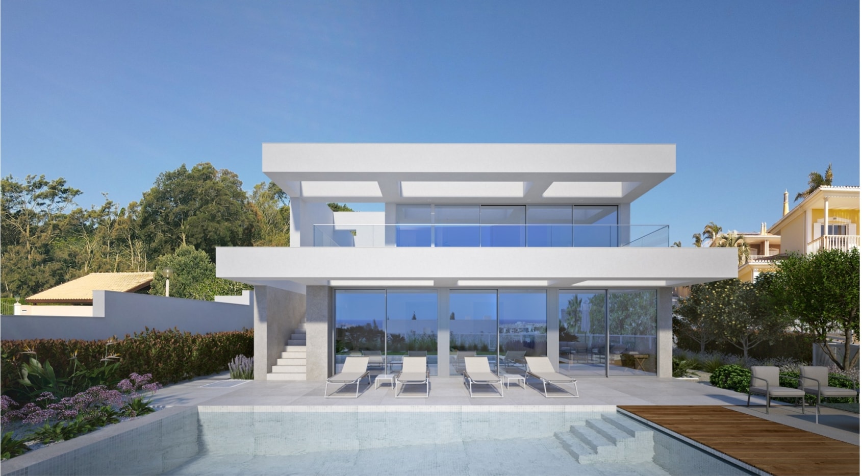 Exclusive Villa with Sea Views in a closed condominium at Monte Lemos, Praia da Luz