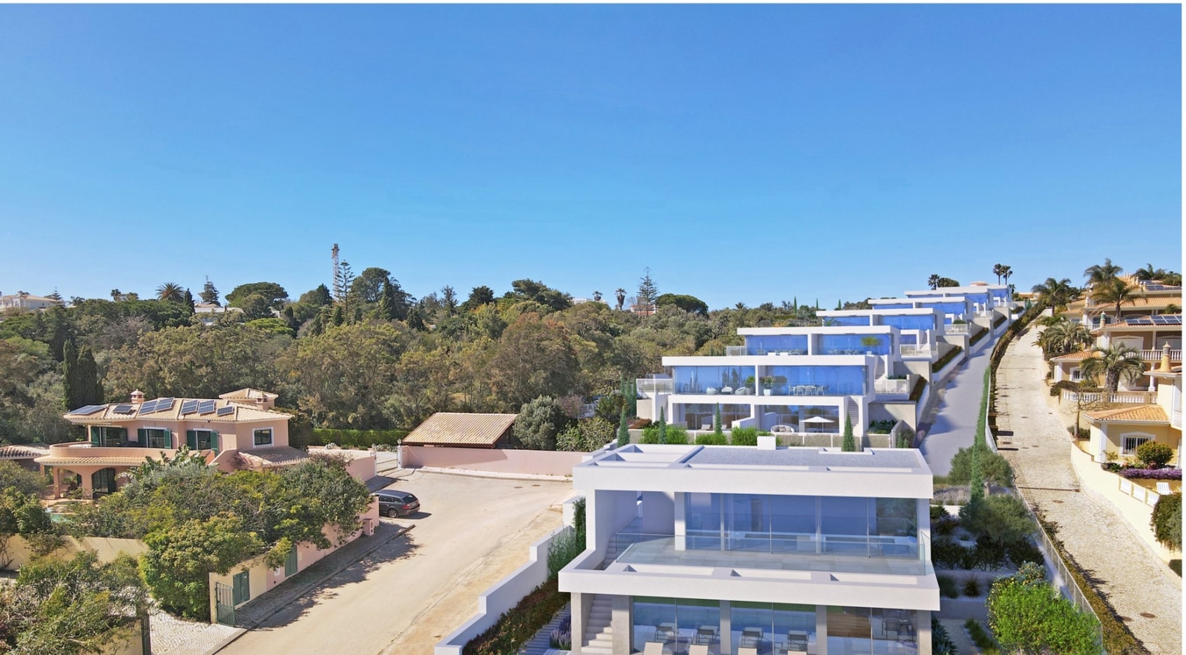Exclusive Villa with Sea Views in a closed condominium at Monte Lemos, Praia da Luz
