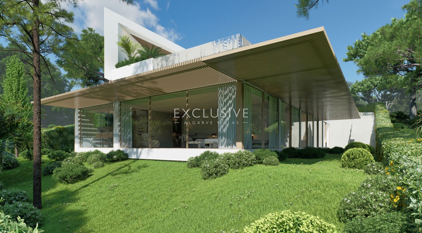 Vale do Lobo zeitgenössische Villa, nur wenige Gehminuten zum Strand, Algarve