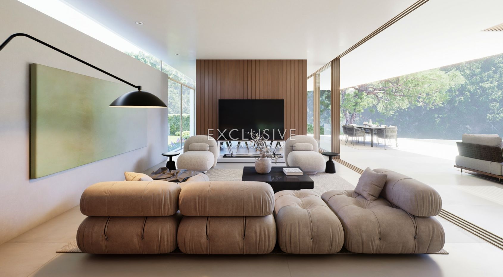 Vale do Lobo zeitgenössische Villa, nur wenige Gehminuten zum Strand, Algarve